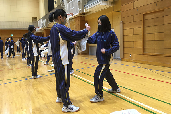 写真：志村第三中学校 空手道体験授業の模様5